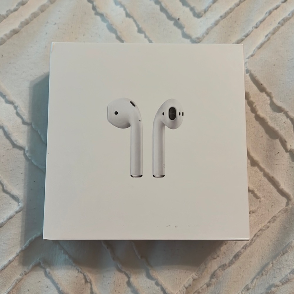 Like new AirPods, with wireless charging case